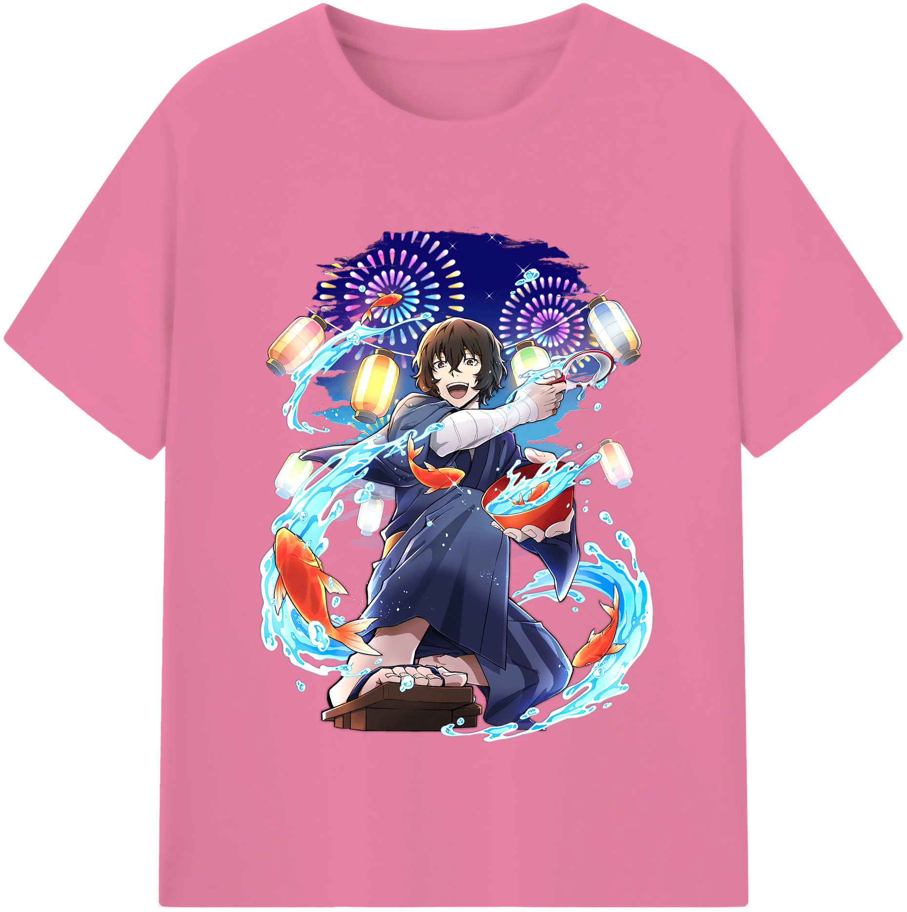 （画像用） 文豪ストレイドッグス Bungo Stray Dogs 綿100％半袖Tシャツ（フロントプリント）